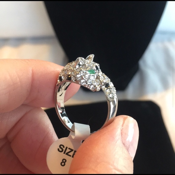 Pave Panther 🐆 Ring Size 8 Brand New - Picture 3 of 7
